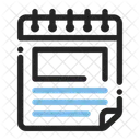Notepad Notebook Spiral Icon