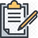 Notepad Clipboardppen Paper Icon