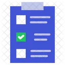 Notepad Checklist List Icon