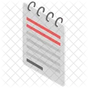 Notepad Memo Book Notes Icon