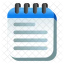 Diary Jotter Notepad Icon