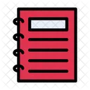 Notepad Education Binder Icon