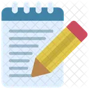 Notepad Writing Notes Icon