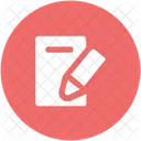 Notepad Pencil Notebook Icon