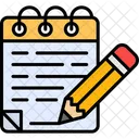 Notepad Address Book Contact List Icon