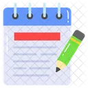 Notepad Sheet Data Icon