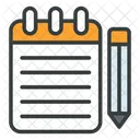 School Office Notepad Icon