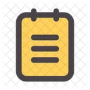 Notepad Note Writing Tool Icon