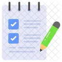 Notepad Check List Opinion Icon