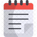 Notepad Memo Writing Icon