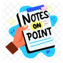 Notes Annotations Handouts Icon