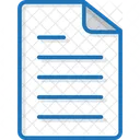 Notes Document Paper Icon