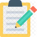 Notes Clipboard Pencil Icon