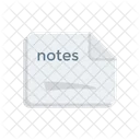 Notes Document Knowledge Icon