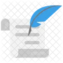 Scroll Document Feather Icon
