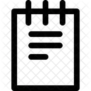 Notes Report Clipboard Icon