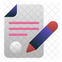 Writing Notes Paper Icon
