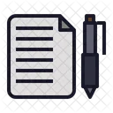 Note File Pen Icon