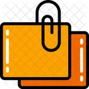Notes Paperclip Paper Icon