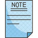 Notes Writing Messages Icon