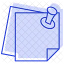 Notes Autocollantes Icon