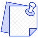 Notes Autocollantes Icon