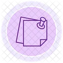 Notes Autocollantes Icon