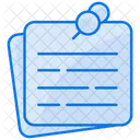 Notes Paper Document Icon