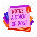 Notes Papers Sticky Icon