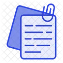 Notes Attachment Sticky Icon