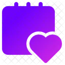 Notes Love Pushpin Icon