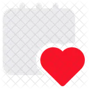 Notes Love Pushpin Icon