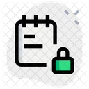 Notes Lock Secure Note Notes Book Icon