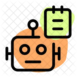 Notes Robot  Icon