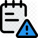 Notes Warning Notes Book Icon