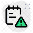 Notes Warning Notes Book Icon