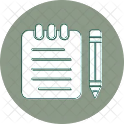 Notes writing  Icon