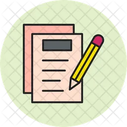 Notes writing  Icon