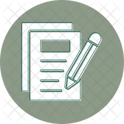 Notes writing  Icon