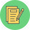 Notes Writing Essay Lecture Icon