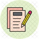 Notes Writing Essay Lecture Icon