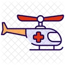 Rettungshubschrauber Hubschrauber Notfall Symbol