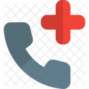 Krankenhaustelefon Symbol