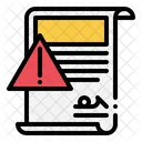 Notice Document  Icon