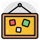Noticeboard Corkboard Info Board Icon