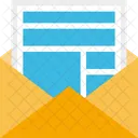E Mail Boletim Informativo Noticias Ícone