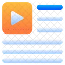 Noticias Video Elemento Ícone