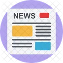 Noticias Periodico Carta Icon