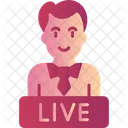 Notícias ao vivo  Ícone