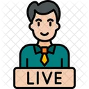 Notícias ao vivo  Ícone